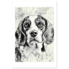 Beagle poster / Beagle Art Work / Beagle Print