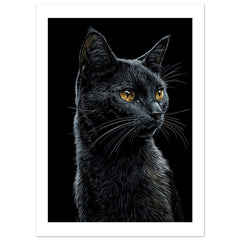 Bombay Cat Painted With Tone Pen 1