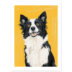 Border Collie Poster / Border Collie Art Work / Border Collie Print