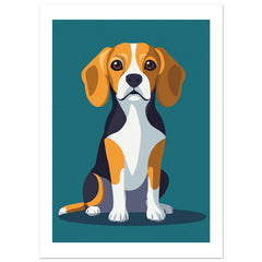 Beagle poster / Beagle Art Work / Beagle Print