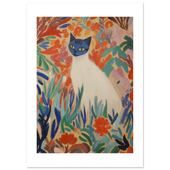 Balinese Cat Inspired by Matisse