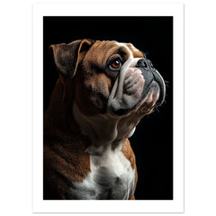 Bulldog Poster / Bulldog Art Work / Bulldog Print