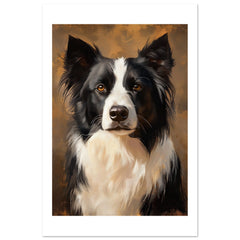 Border Collie Poster / Border Collie Art Work / Border Collie Print
