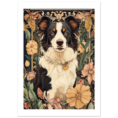 Border Collie Poster / Border Collie Art Work / Border Collie Print