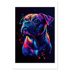 Bulldog Poster / Bulldog Art Work / Bulldog Print