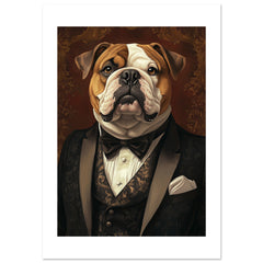 Bulldog Poster / Bulldog Art Work / Bulldog Print