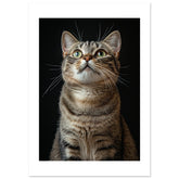 American Shorthair Cat Painted With Tone Pen 1