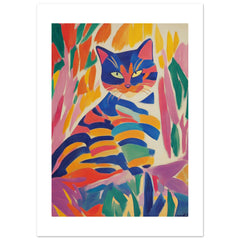 Bengal Cat Inspired by Matisse