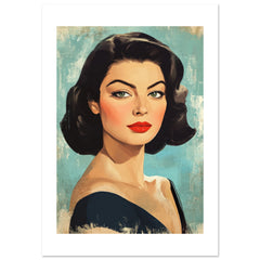 Ava Gardner Poster Art Print // Wall-Art Of Famous Ava Gardner