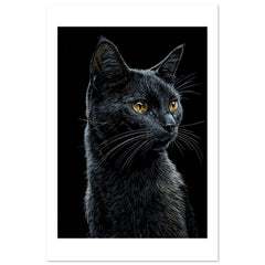 Bombay Cat Painted With Tone Pen 1