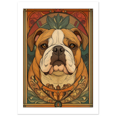 Bulldog Poster / Bulldog Art Work / Bulldog Print