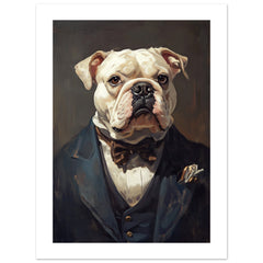 Bulldog Poster / Bulldog Art Work / Bulldog Print