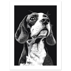 Beagle poster / Beagle Art Work / Beagle Print