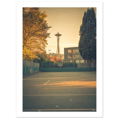 Basketball Court in Seattle Washington