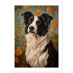 Border Collie Poster / Border Collie Art Work / Border Collie Print