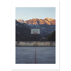 Basketball Court in Mountains 1