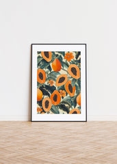 A pattern of Papayas