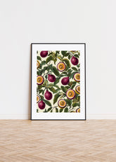 A pattern of Passionfruits
