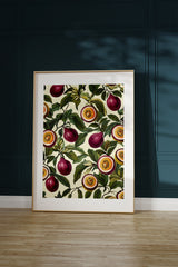 A pattern of Passionfruits