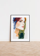 A woman in aquarell 2