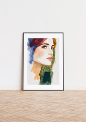 A woman in aquarell 2