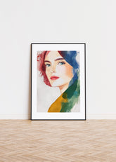 A woman in aquarell 3