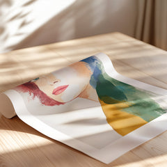 A woman in aquarell 3