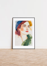 A woman in aquarell 4