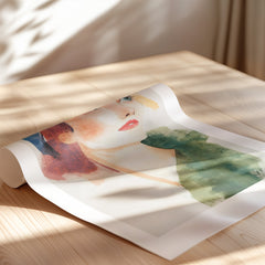 A woman in aquarell 4