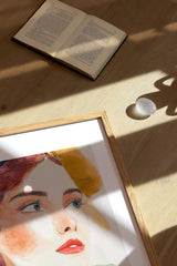 A woman in aquarell 4