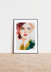 A woman in aquarell 5