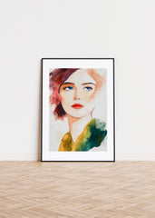 A woman in aquarell 5