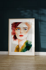 A woman in aquarell 5