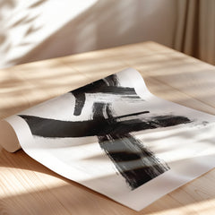 Black brushes on white 3