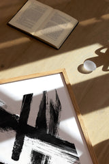 Black brushes on white 3