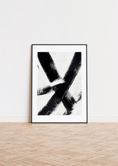 Black brushes on white 4