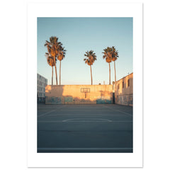 Basketball Court in Venice Beach California
