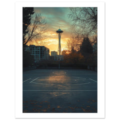 Basketball Court in Seattle Washington 1