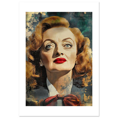 Bette Davis Poster Art Print // Wall-Art Of Famous Bette Davis