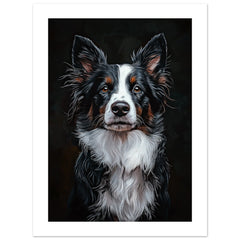 Border Collie Poster / Border Collie Art Work / Border Collie Print
