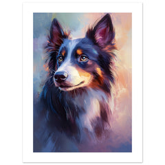 Border Collie Poster / Border Collie Art Work / Border Collie Print