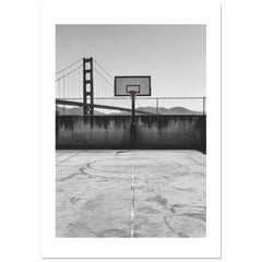 Basketball Court in Golden Gate Bridge San Francisco