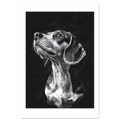 Beagle poster / Beagle Art Work / Beagle Print