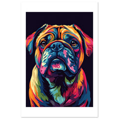 Bulldog Poster / Bulldog Art Work / Bulldog Print