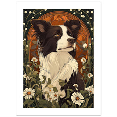 Border Collie Poster / Border Collie Art Work / Border Collie Print