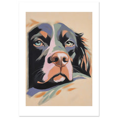 American Water Dog Relaxing Pastel Colored 2