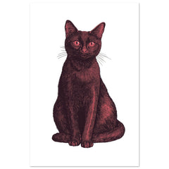 Bombay Cat Painted With Tone Pen 3