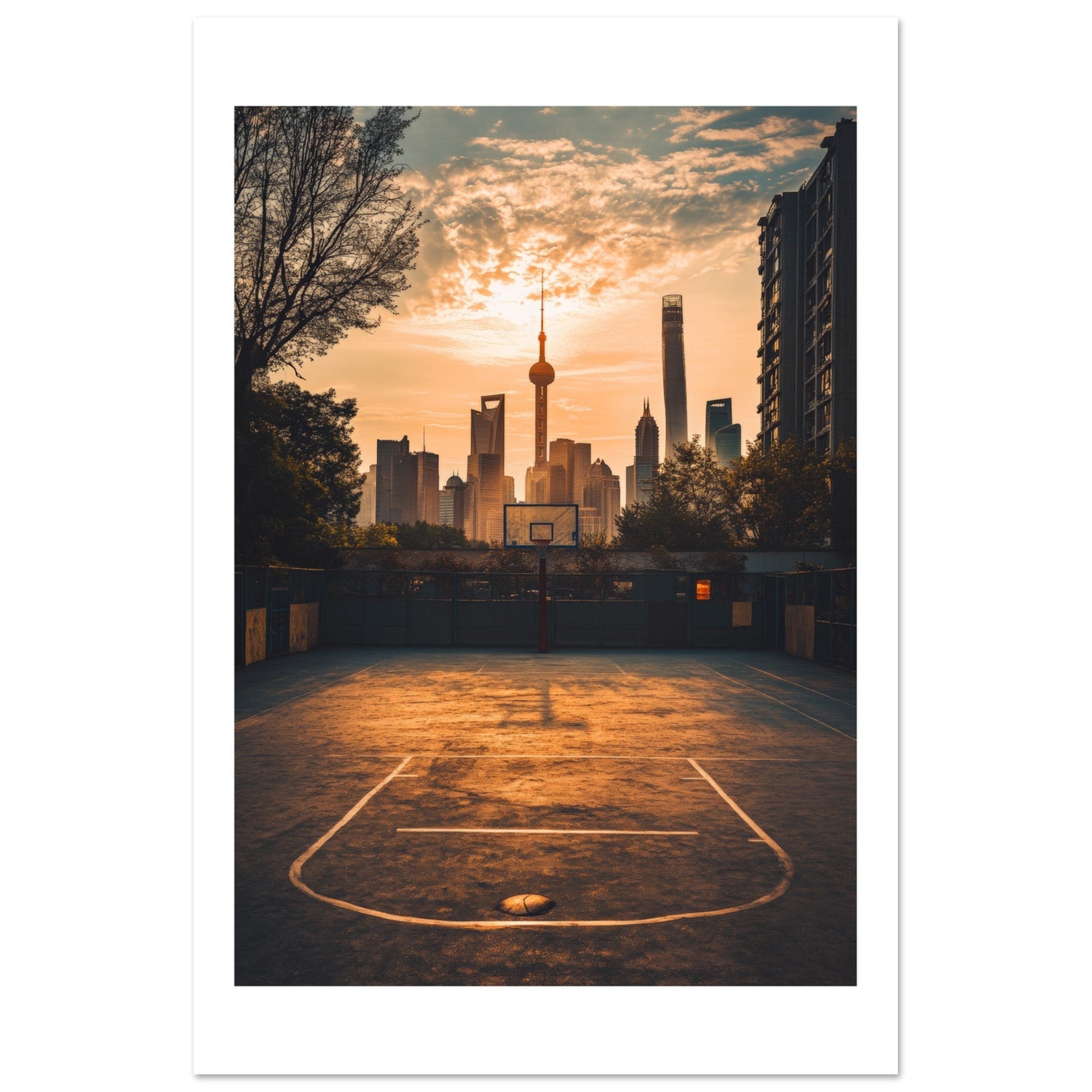 Basketball Court in Shanghai China 1