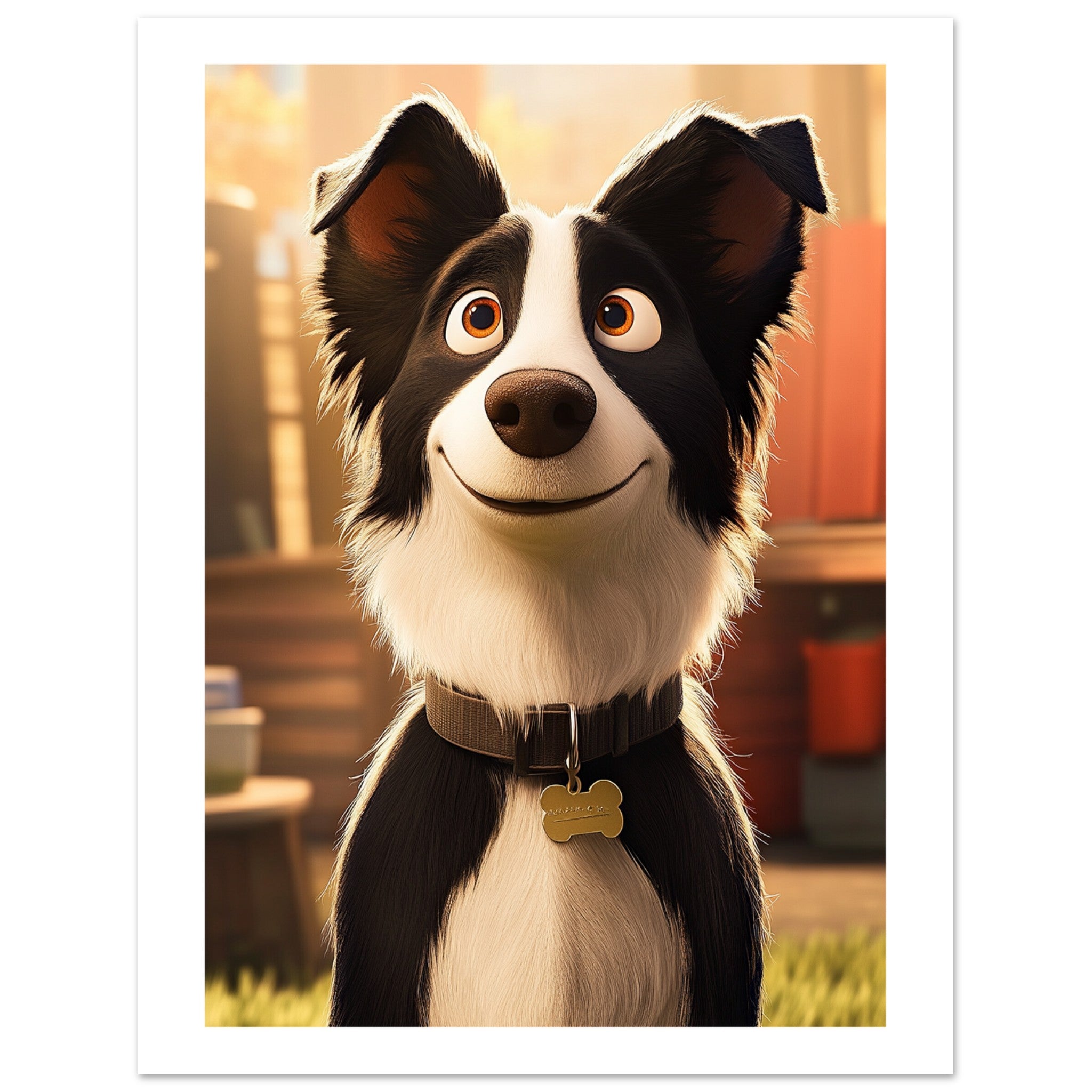 Border Collie Poster / Border Collie Art Work / Border Collie Print
