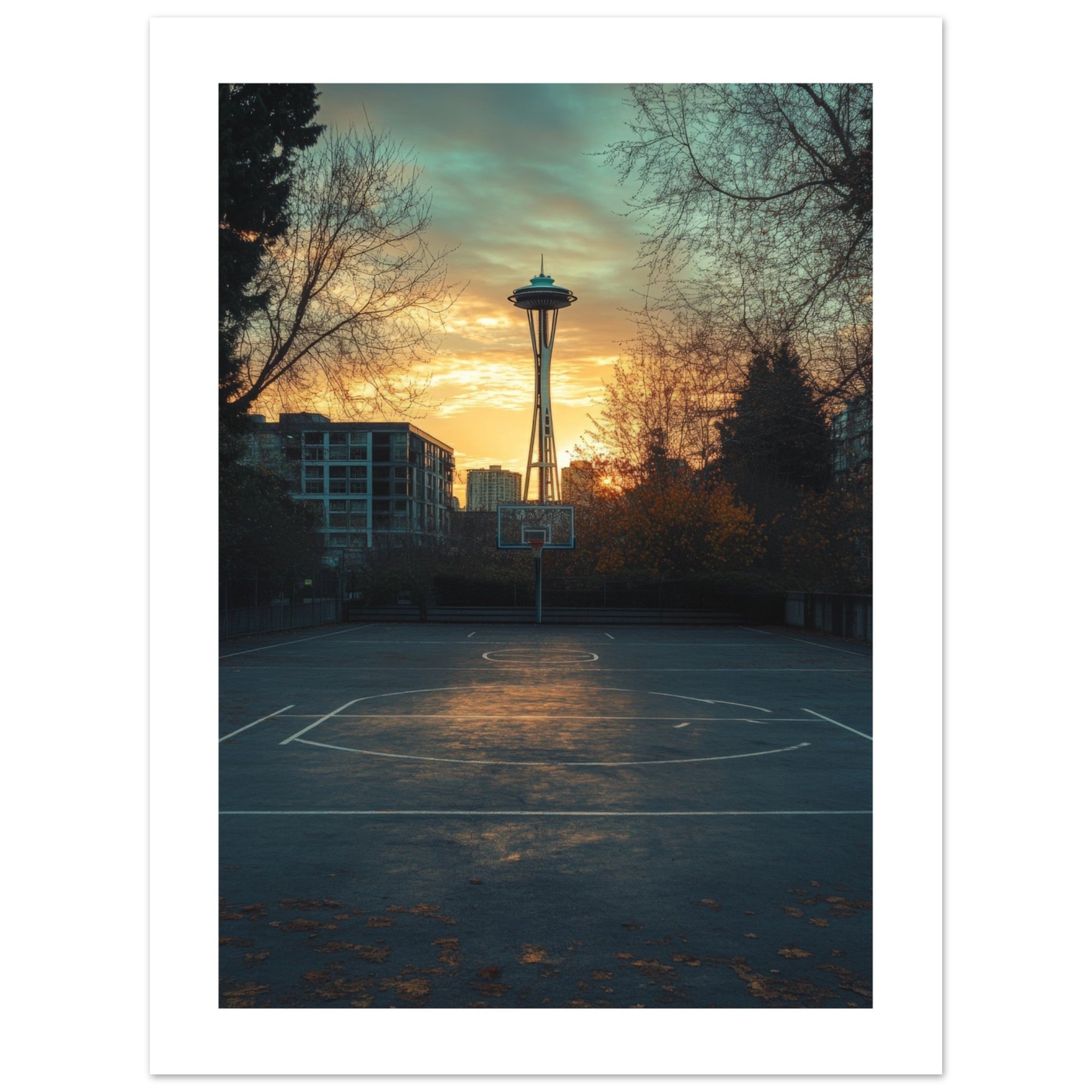 Basketball Court in Seattle Washington 1